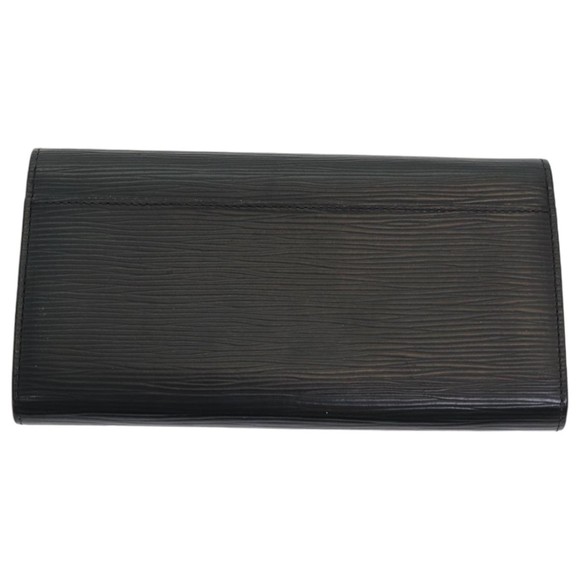 LOUIS VUITTON Epi Portefeuille Sarah Long Wallet Black M63742 LV Auth am6807 - Picture 2 of 16